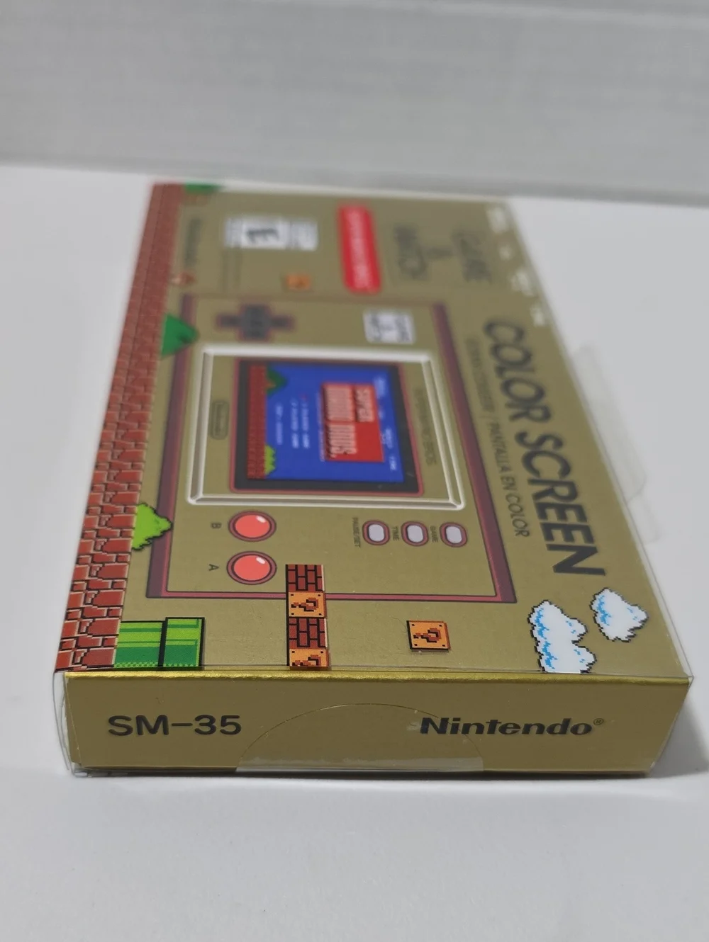 NIB Nintendo Game & Watch Super Mario Bros. Gold Color Screen